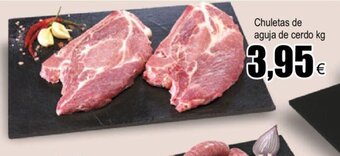 FROIZ Chuletas de aguja de cerdo kg oferta