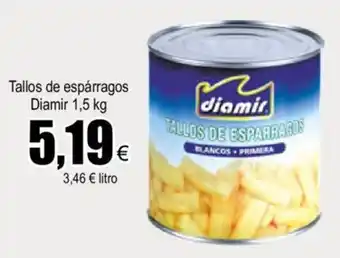 FROIZ diamir Tallos de espárragos 1,5 kg oferta