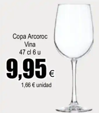 FROIZ Copa Arcoroc Vina 47 cl 6 u oferta