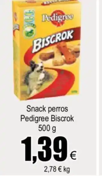 FROIZ Biscrok Snack perros Pedigree 500 g oferta