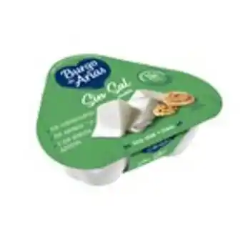 Plusfresc Formatge mini burgo de arias sense sal, terrines 225 grams oferta