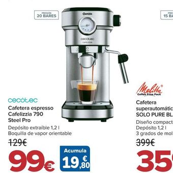 Carrefour Cafetera espresso oferta