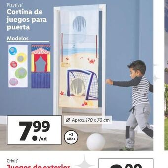 Lidl Cortina de juegos para puerta oferta