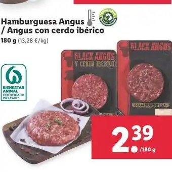 Lidl Hamburguesa angus oferta