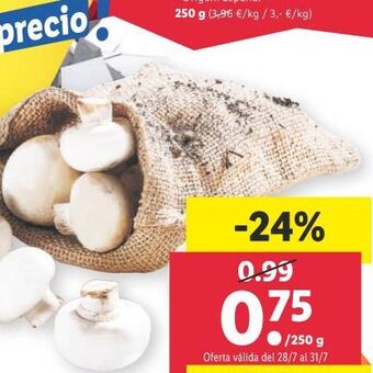 Lidl Champiñón oferta