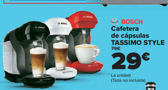 Carrefour Bosch Cafetera de cápsulas Tassimo Style oferta