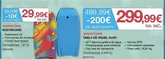 Costco Wavestorm bodyboard, wavestorm tabla de padel surf oferta