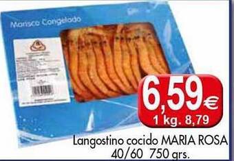 Congelados Copos Langostino cocido maria rosa oferta