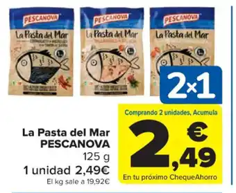 Carrefour Pescanova La Pasta del Mar 125 g oferta