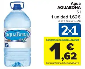 Carrefour Agua Aquabona 5 l oferta