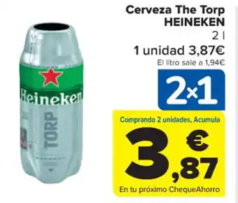 Carrefour Heineken Cerveza The Torp 2 L oferta