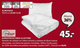 JYSK Edredón de fibra gloptind oferta