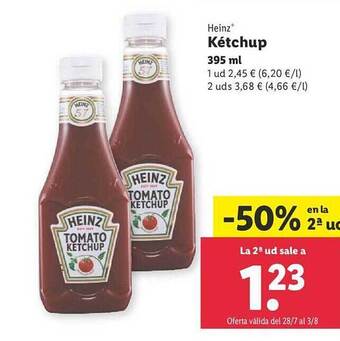 Lidl Heinz kétchup oferta