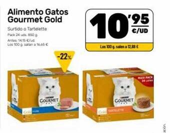 AhorraMas Alimento gatos gourmet gold oferta