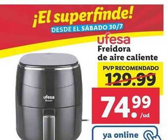 Lidl Freidora de aire caliente oferta