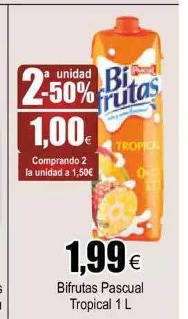 FROIZ Bifrutas pascual tropical oferta