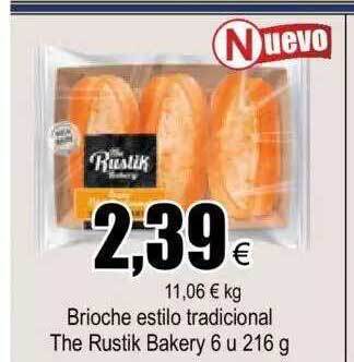 FROIZ Brioche estilo tradicional the rustik bakery oferta