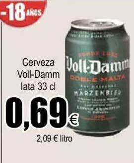 FROIZ Cerveza voll-damm lata oferta