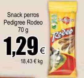 FROIZ Snack perros pedigree rodeo oferta