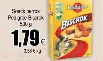 FROIZ Snack perros pedigree biscrok oferta