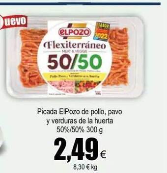 FROIZ Picada elpozo de pollo pavo y verduras de la huerta oferta