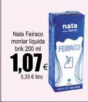 FROIZ Nata feiraco montar líquida brik oferta