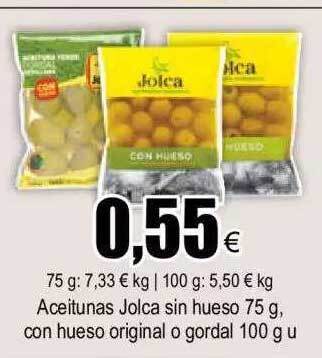 FROIZ Aceitunas jolca sin hueso con hueso original o gordal oferta