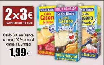 FROIZ Caldo gallina blanca casero 100% natural gama oferta