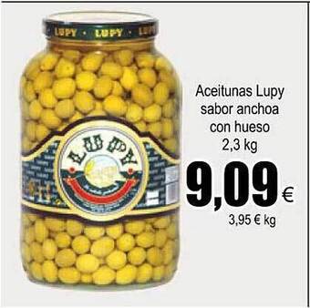 FROIZ Aceitunas lupy sabor anchoa con hueso oferta