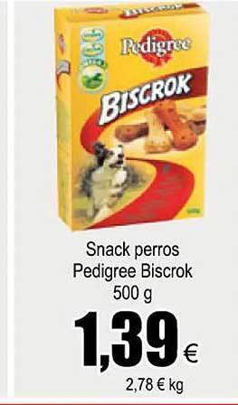 FROIZ Snack perros pedigree biscrok oferta