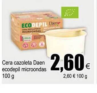 FROIZ Cera cazoleta daen ecodepil microondas oferta