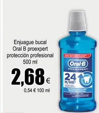 FROIZ Enjuague bucal oral b proexpert protección profesional oferta