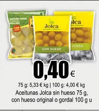 FROIZ Aceitunas jolca sin hueso con hueso original o gordal oferta