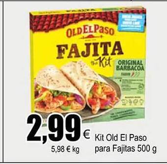 FROIZ Kit old el paso para fajitas oferta