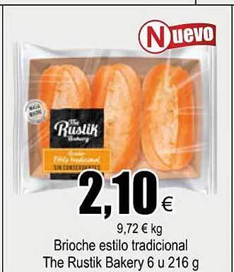 FROIZ Brioche estilo tradicional the rustik bakery oferta