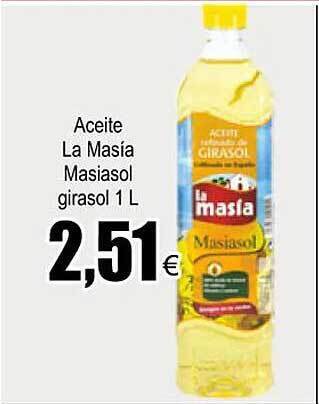 FROIZ Aceite la masía masiasol girasol oferta