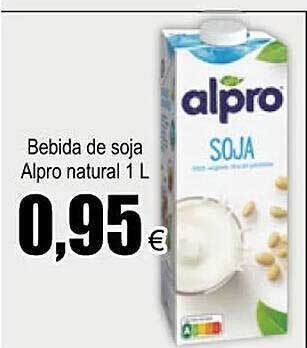 FROIZ Bebida de soja alpro natural oferta