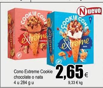 FROIZ Cono extreme cookie chocolate o nata oferta