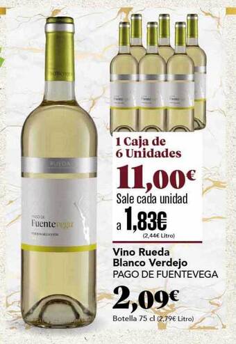 Gadis Vino rueda blanco verdejo pago de fuentevega oferta