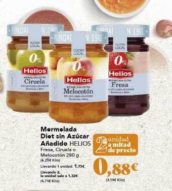 Gadis Mermelada diet sin azucar añadido helios oferta