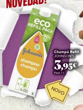 Gadis Champú refill johnson's oferta