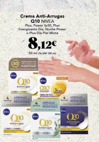 Gadis Crema anti-arrugas q10 nivea oferta