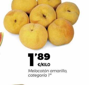 Supermercados Lupa Melocotón amarillo oferta