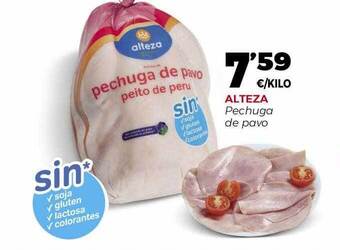 Supermercados Lupa Alteza pechuga de pavo oferta