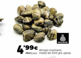 Supermercados Lupa Almeja marinera malla de 500 grs. aprox oferta