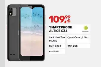 Worten Smartphone altice s34 oferta