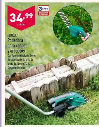 ALDI Ferrex Podadora para césped Y arbustos oferta