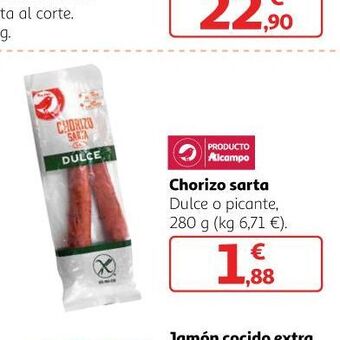 Alcampo Chorizo sarta oferta