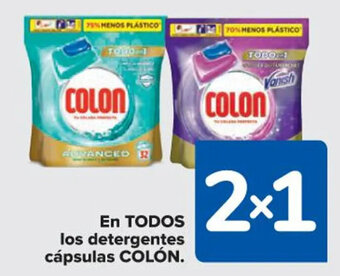 Carrefour Colón En Todos Los Detergentes Cápsulas oferta