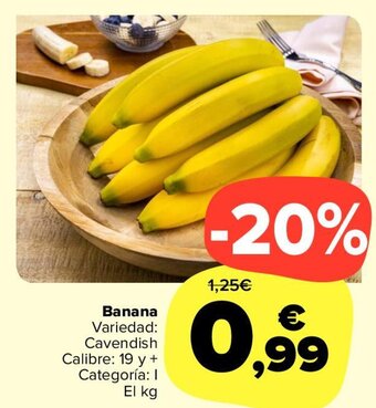 Carrefour Banana oferta